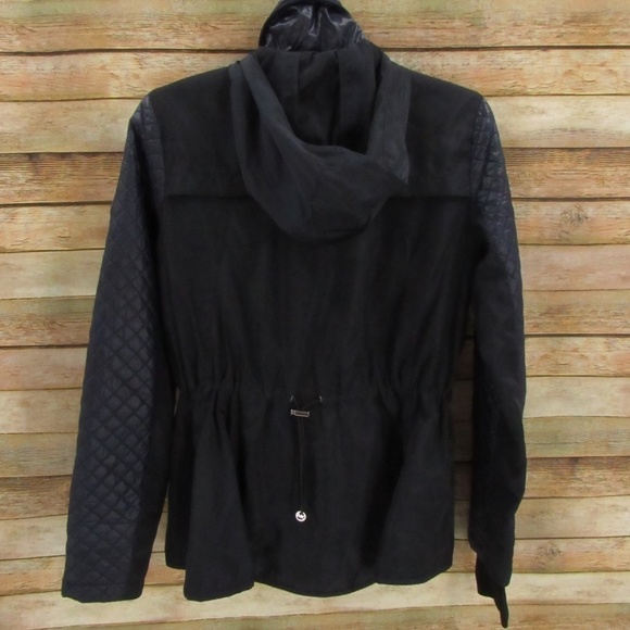 Michael Kors Deep Purple Zip-Front Hooded Jacket XS - Picture 11 of 16